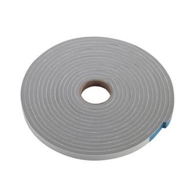 Image showing  1/4 in. x 1/2 in. x 17 ft. Foam Tape, High-Density, Gray