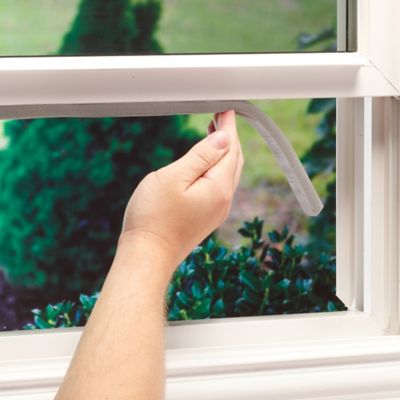 Image showing  1/2 in. x 3/4 in. x 10 ft. Foam Window Seal for Extra-Large Gaps, Gray