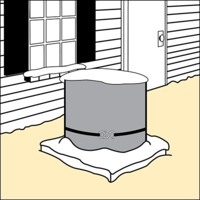Image showing Air Conditioning Cover, 34 in., Round