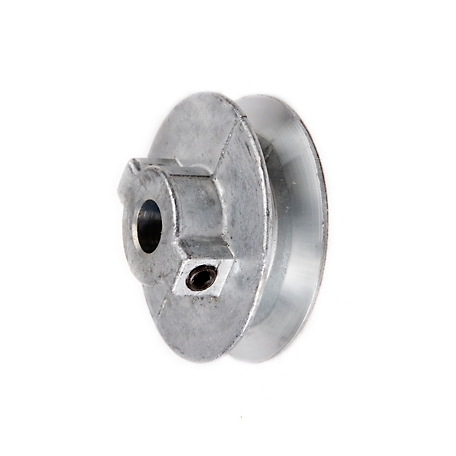 Chicago Die Casting 3 in. OD x 1/2 in. Bore Standard V-Type Belt Pulley, No Keyway
