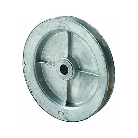 Chicago Die Casting 4 in. OD x 1/2 in. Bore Standard V-Type Belt Pulley, No Keyway