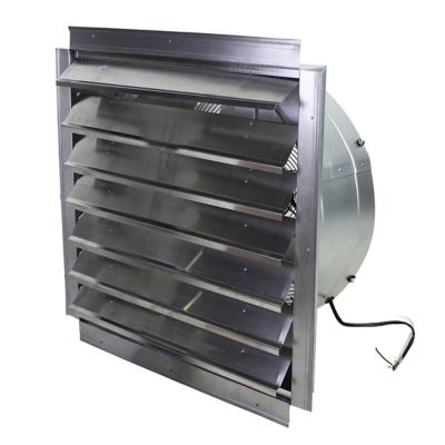 Maxx Air 24 in. Heavy-Duty Exhaust Fan with Integrated Automatic Shutter