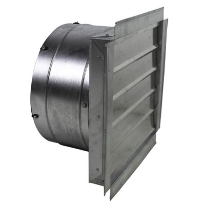Maxx Air 18 in. Heavy-Duty Exhaust Fan with Integrated Automatic Shutter