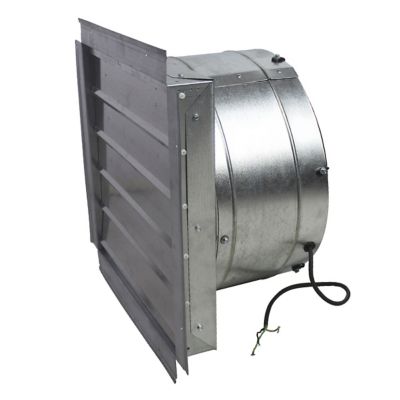 Image showing 8 th Maxx Air 18 in. Heavy-Duty Exhaust Fan with Integrated Automatic Shutter, 3,000 CFM