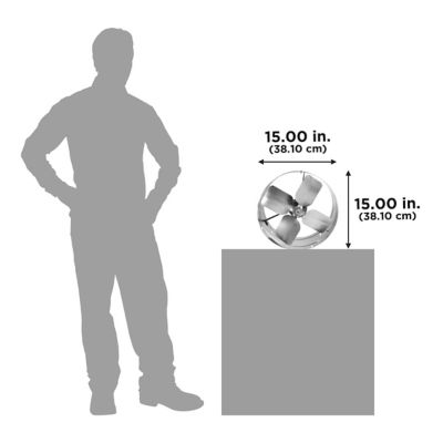 Image showing  Solar-Powered Gable Mount Attic Ventilator with Panel