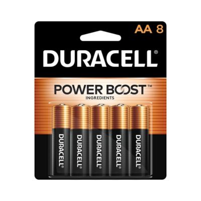 Duracell AA Coppertop Alkaline Batteries, 8-Pack