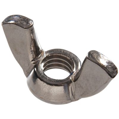 Hillman 3/8 in.-16 TPI Stainless Steel Wing Nuts, 5-Pack
