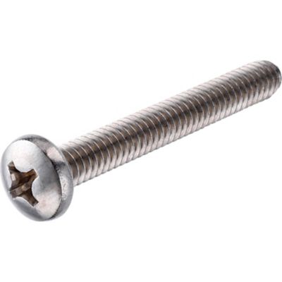 Hillman Stainless Phillips Pan-Head Sheet Metal Screws (#8 x 2in.) -5 Pack