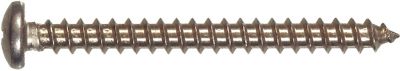 Image showing  #12 x 1-1/2 in. Stainless Pan-Head Phillips Sheet Metal Screws, 5-Pack