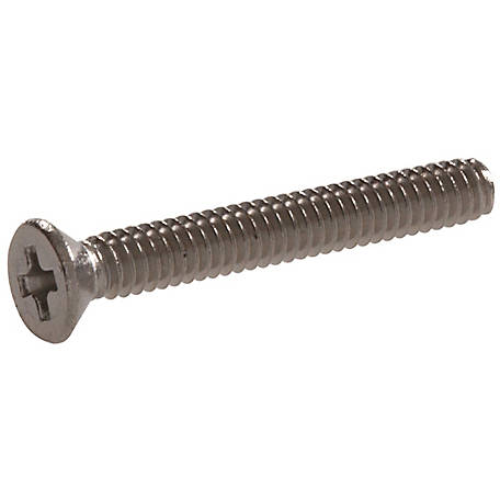 The Hillman Group 44115 1/4-20 x 3-Inch Flat Head Phillips Machine Screw 8-Pack Stainless Steel