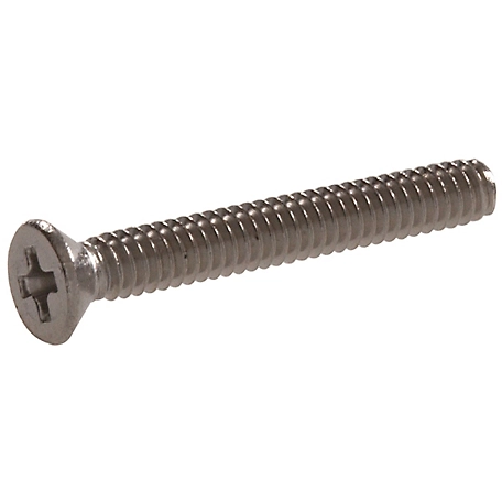 Hillman Stainless Phillips Flat-Head Machine Screws (1/4in.-20 x 1-1/2in.) -5 Pack