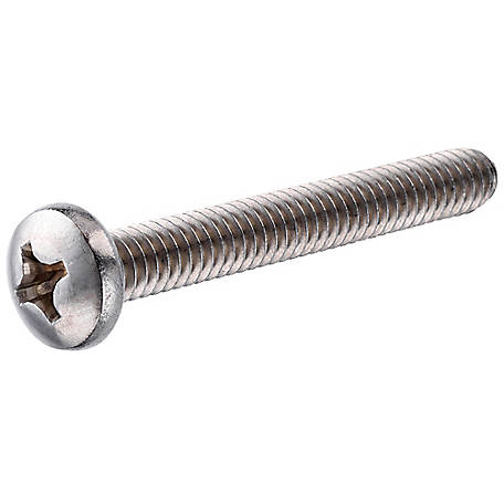 20-Pack The Hillman Group 45294 M3-0.50 x 25 Metric Stainless Steel Pan Head Phillips Machine Screw 