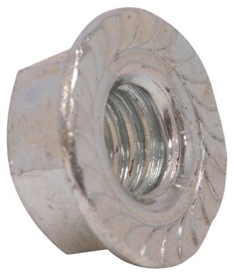 Hillman 7/16 in.-14 TPI Grade 5 Serrated Whiz Lock Nuts