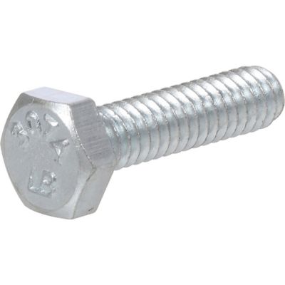 Hillman Full-Thread Zinc Hex Bolts (1/4in.-20 x 1-1/2in.) -4 Pack