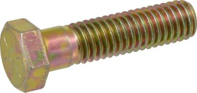 25 3/8-16 x 2" Hex Cap Screws Bolts GRADE 8 w Finished Hex Nuts Yellow 3/8x2 