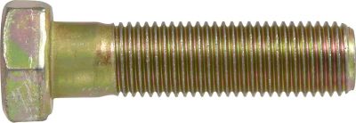 Image showing  3/8 in.-24 x 1-1/2 in. Yellow Grade 8 Hex Cap Screws, 2-Pack