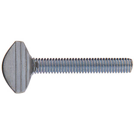 10 1/4-20x1/2 Thumb Screws Without Shoulder Steel Zinc Plated 