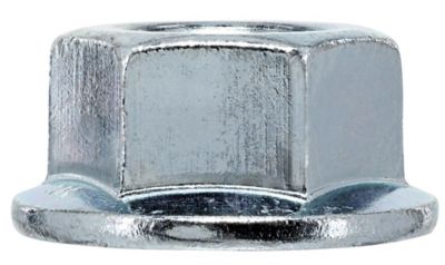 Image showing  M14-2.00-14 TPI Zinc-Plated Class 10 Metric Flange Nuts