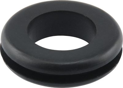 Hillman Grooved Rubber Grommet (3/16in. Inner Dia. x 7/16in. Outer Dia. x 7/32in. Thick) -1 Pack