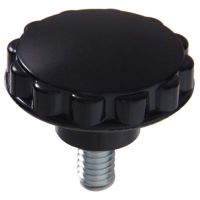Hillman Black Clamping Knob, 9/16 in. with #8-32 Male Thread