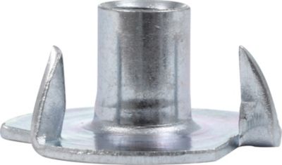 Image showing  #10-24 TPI x 5/16 in. Zinc-Plated Long Prong Tee Nuts, 2-Pack