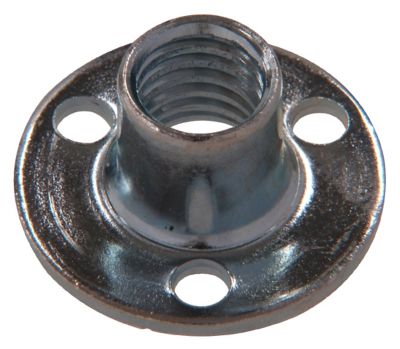 Hillman #6-32 TPI x 1/4 in. Zinc-Plated Brad Hole Tee Nuts, 2-Pack