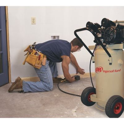 Image showing 5 th Ingersoll Rand 2 hp 20 gal. Single-Stage Garage Mate Small Portable Reciprocating Air Compressor, 135 PSI