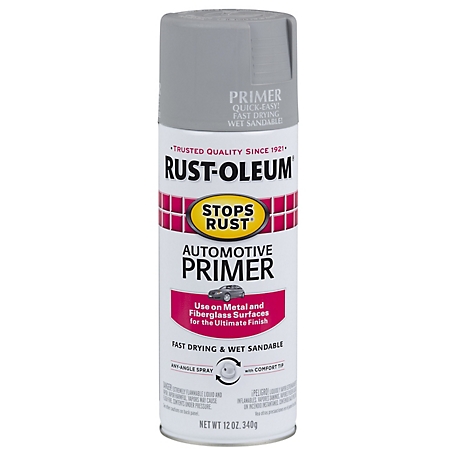 Rust-Oleum 12 oz. Gray Stops Rust Automotive Spray Primer