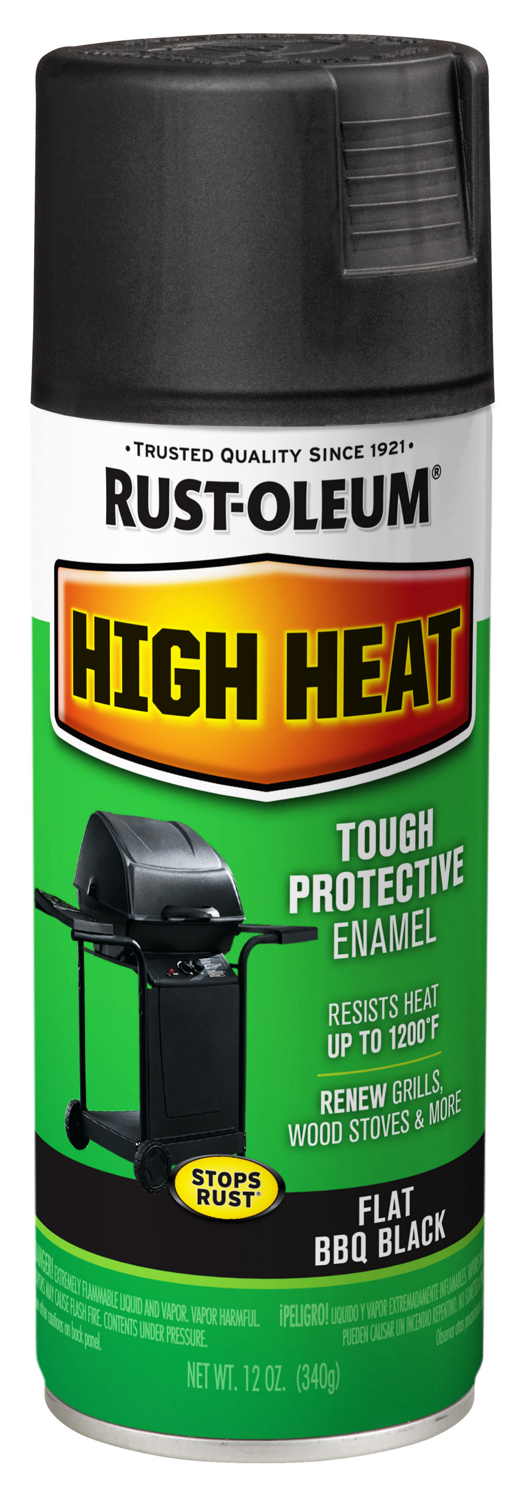 Rust Oleum Specialty High Heat Bar B Que Black 12 oz. Spray