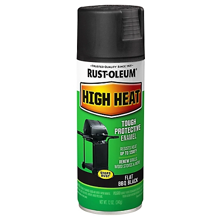 Rust-Oleum 12 oz. Specialty High-Heat 1,200 Degree F. Spray Paint, Satin