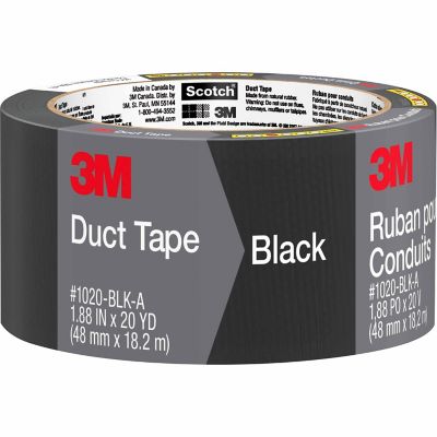 Scotch 1.88 in. x 20 yd. Black Duct Tape