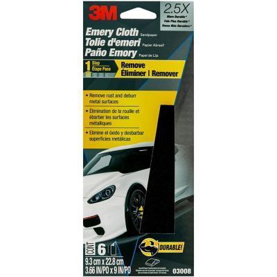 3M 3-2/5 in. x 9 in. Emery Cloth Sheet