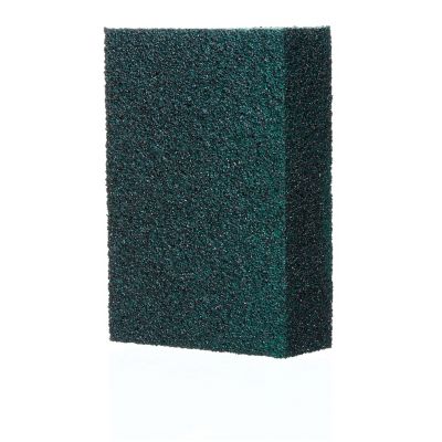 Image showing  3-3/4 in. x 2-1/2 in. 60 Grit SandBlaster Sandpaper Sponge, Green