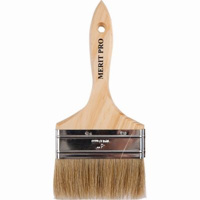 Merit Pro 4 in. White Bristle Chip Brush