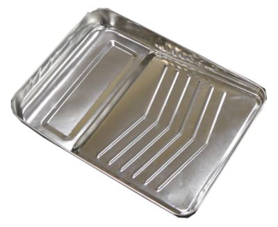 Merit Pro 9 in. Bright Metal Paint Tray