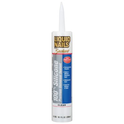 Liquid Nails Silicone Premium Universal Sealant, Clear