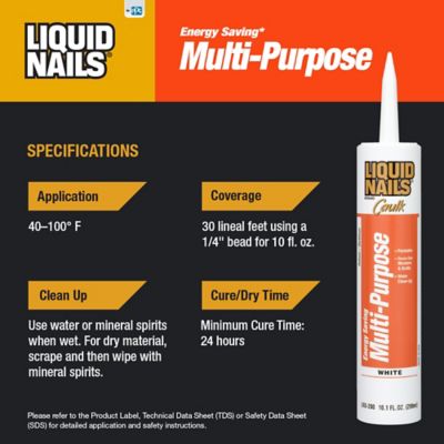 Image showing  10.1 oz. Energy Saving Multi-Purpose Caulk