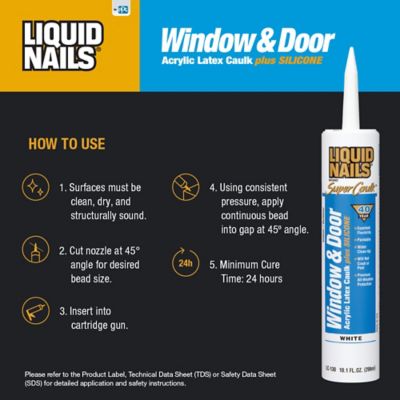Image showing  10.1 oz. Window & Door Caulk, White