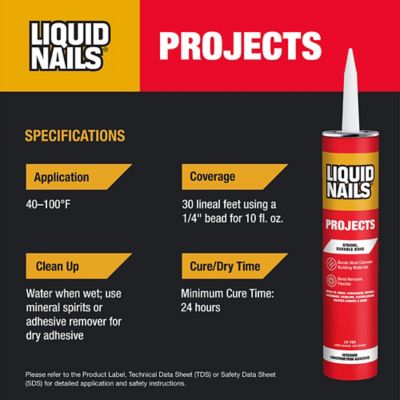 Image showing  10 oz. Interior Projects Construction Adhesive