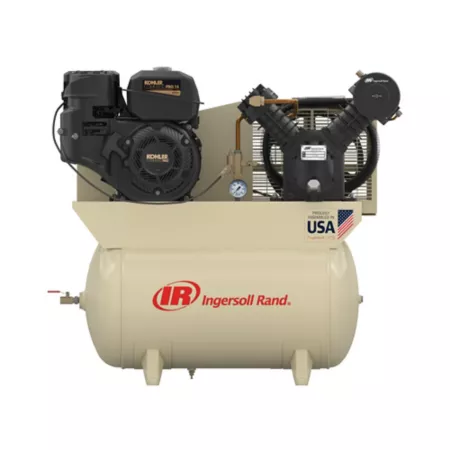 Ingersoll Rand 14 HP Kohler Gas 30 gal Truck Mounted Air Compressor Stationary Air Compressors