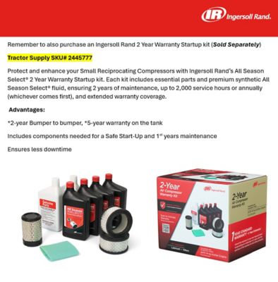 Image showing  14 hp 30 gal. 2-Stage Truck-Mounted Air Compressor, 175 PSI, Kohler Gas Engine