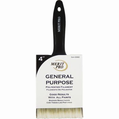 Merit Pro 4 in. General Purpose Polyester Brush