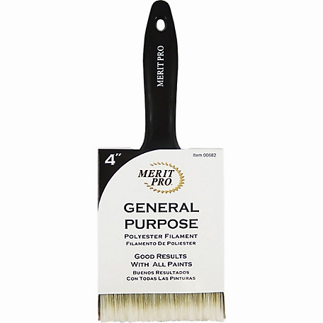 Merit Pro 4 in. General Purpose Polyester Brush