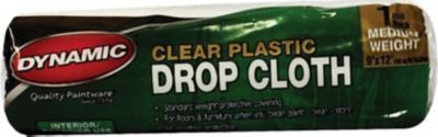 Merit Pro 9 ft. x 12 ft. Clear Plastic Drop Cloth