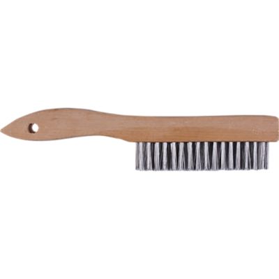 Merit Pro 4 in. x 16 in. Row Shoe Handle Wire Brush, Paint Prep