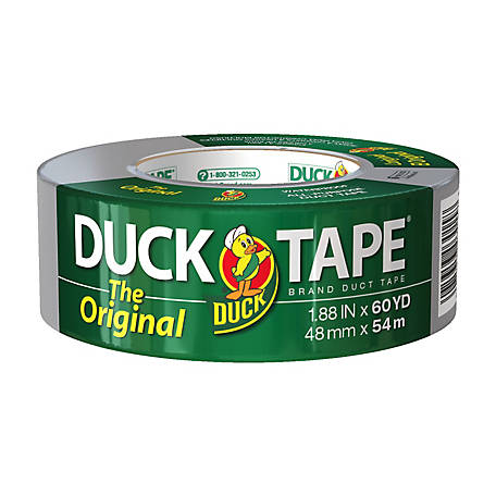 1.88 in. x 60 yd. Duck Tape Original Strength Duck Tape, Silver