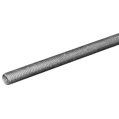 Hillman SteelWorks Coarse Threaded Rod Zinc-Plated (1in.-8 x 3')