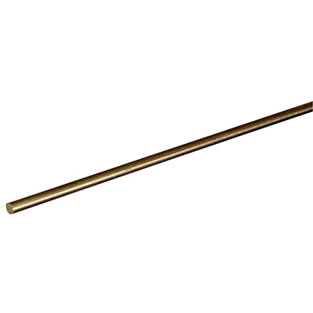 Hillman SteelWorks Weldable Solid Brass Rod (1/8in. x 3')