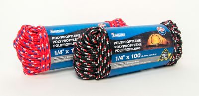 Image showing  1/4 in. x 100 ft. Polypropylene Diamond Braid Rope