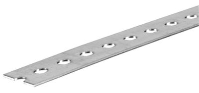 Hillman SteelWorks 1-3/8 in. x 6 ft. Slotted Flat, Zinc-Plated